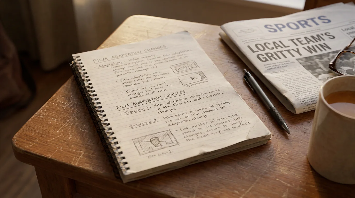 Open notebook on a desk with handwritten adaptation notes about how a UK punter plans to change his routine after April 2026